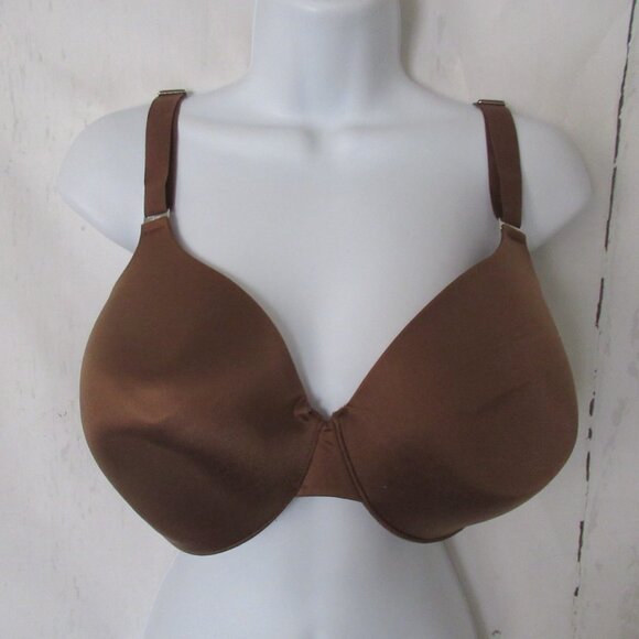 Soma Bra 40D Brown Nadine Vanishing Back Smoothing Underwire Back Closure - Picture 1 of 5